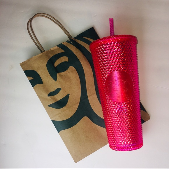 Starbucks Other - Starbucks 2019 Holiday Pink Studded Tumbler Cup